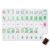 American Mahjong Tiles Set 160 Clear Engraved Western Game，Stripes