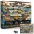 American Road Trip Jigsaw Puzzle 1000 Pieces for Adults, USA Map Puzzle with 50 States Landmarks, Vintage Route 66 and National Parks, United States Travel Map Puzzle