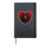 American Water Spaniel Heart Hardcover Journal, Black