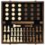 AMEROUS Magnetic Wooden Chess and Checkers Game Set, 15 Inches (2 in 1) Chess Board Games, 2 Extra Queens – Gift Package – Game Pieces Storage Slots, Beginner Chess Set for Kids, Adults