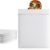 Amiff Poly Bubble Mailers, 8.5 x 11 Inch White Padded Mailers, Self Seal Shipping Envelopes, Lightweight Poly Mailer Bags, Waterproof Mailing Bags, Pack of 10