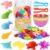 AMOR PRESENT 56 Couting Animals, 6 Sorting Bowls, 2 Tweezers, Storage Tube