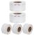 Amosfun 5 Rolls Writable Blank Sticker Labels Roll 2×1 Inch White Paper Self-Adhesive Strong Adhesion Removable Easy Peel for Organization and School Supplies Use