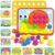 AMOSTING Button Art Toy – Educational Color Matching Mosaic Pegboard Sensory Learning Activity for Kids Age 3 4 5, Preschool Gift for Toddlers, Boys and Girls