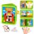 AMOSTING Montessori Busy Book for Toddlers 1-3, Busy Board Activities, Fine Motor Skills & Sensory Play, Farm Quiet Book, Travel Toy for Kids