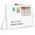 AMUSIGHT Double-Sided Magnetic White Board with Stand, 18″ x 14″