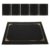 AMUSLESUR Certificate Holders and Sturdy Preservation with Gold Foil Border Black 6pcs 8.5×11, Graduation Certificate Folder with Bordered Design for Professional Appearance for Graduation
