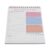 AMUSLESUR Teacher Planner Notepad to Do List and Checklist, 8.6 Inch Portable Lightweight Paper and Metal Office Planner Pink for Business and Office Use