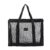 AMXNX Small Mesh Beach Bag for Women Toy Tote Travel Pool Bag Set Lightweight Sand-resistant for Family Vacation Essentials