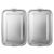 AMYNEIL 2400ml Stainless Steel Lunch Box Set of 2