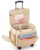 Amythe Rolling Teacher Bag with Wheels, 15.6″ Rolling Briefcase for Women