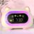 ANALOI Alarm Clock for Kids, Kids Alarm Clocks for Girls with Sleep Training Dual Alarm Eye Protection Auto Off Timer 10 Color Night Light, Cat Ok to Wake Clock, Gifts for Kids Girls