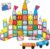Anbalulu 134PCS Magnetic Building Tiles: Durable STEM Toys with Strong Magnets for Kids, Educational Building Blocks for Group Play Activities | Gift for Boys Girls 3+ (Pack of 6)