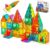 Anbalulu Magnetic Building Tiles,Magnet Building Set,Magnetic Blocks, 3D STEM Stacking Toys, Magnets Toy for Kids Boys Girls