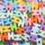 ANCADN 30pcs Large H Letter Beads A-Z Single Ab Color Letter Beads Large Hole Letters Bead Alphabet for Keychain Decorations Hanging Charms Necklace Bracelet DIY Jewelry Making(absc-H)