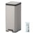 ANCALL Kitchen Trash Can with Lid Soft Close, 40L / 10.6 Gallon Stainless Steel Garbage Can with Removable Inner Bucket, Step Pedal Wastebasket for Home and Office, Live Room