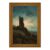 Ancient Tower Canvas Wall Art Ruins Poster 8x10in Golden Framed Raised