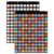 ANCOMEDO 120 Pockets Hundred Pocket Chart with 150 Pieces Double-Sided Number Cards,Number Pocket Chart for Students Classroom Home Counting and Organizer (Black-120 Pockets)