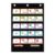 ANCOMEDO 5+1 Pockets Standard Pocket Chart, Clear Words Wall Pocket Chart with Extra Storage Pocket for School Home Office Use,Size:25.2” x 17” Sentence Strips Chart for Letter Cards, Words.