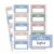 Andaz Press Desk Name Tags for Classroom, 20 Pack Waterproof Vinyl Student Name Labels 3.5 x 2 in, Write-On Cubby & Bin Labels, Pastel Boho Wavy Borders Back to School Name Plates