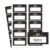 Andaz Press Desk Name Tags for Classroom, 20 Pack Waterproof Vinyl Student Name Labels 3.5 x 2 in, Write-On Cubby & Bin Labels, Confetti Dots Back to School Name Plates