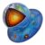 ANDITYX Educational Paper Earth Structure Model Easy Assembly Early Learning Toy Geography Teaching Tool for Students Educational