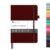 &And Per Se Lined Journal Notebook – A5 5.7”x8” College Ruled, 160 Pages, 100gsm Thick Paper, Journaling Notebooks for Writing (Dark Red)