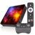 Android 14.0 TV Box 4GB RAM 64GB ROM, Support 4K Dual-WiFi 2.4G/5G Quad-core Smart TV Box, Bluetooth4.2 HDMI Cable USB2.0 with Mini Keyboard