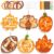 Aneco 24 Sets DIY Fall Football Suncatchers Craft Kit, Fall Tissue Paper Sign Art Crafts Hanging Decor Window Stained Glass Effect for Thanksgiving Party Supplies Holiday Home Activities Party Favors