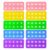 Anemeeoke Ten Hundred Frame Popper, Math Fidget Sensory Toys, Ten-Frame Counting Toy, Educational Toy for Kids Classroom Group Learning Activities(Pack of 10)