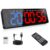AnExer 13″ Gym Timer Clock, Workout Interval Timer with Remote Control, Count Down & Up Stopwatch, Adjustable Brightness, Large LED Digital Display, Fitness Digital Clock for Home/Garage/Boxing