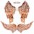 Angel Wings Drawing Stencils, 12x12inch 2 Pairs of Dreamy Wings Pattern Painting Templates for Scrapbooking, Fabric, Floor Furniture, Wall Art