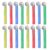 Angoily 20pcs Wooden Soccer Ruler 7 Inch Lightweight Measuring Tool with Smooth Texture and Students, Classroom Prize and Birthday Party Favor Random Color