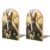 Animal Baby in Spring Wooden Bookends for Shelves 1 Pair