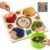 Animal Color Sorting Learning Toys – Wooden Hedgehog Fine Motor Game