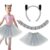 Animal Ears for Kids Lemur Costume Headwear Props with Tail