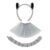 Animal Ears Headband Lemur Animal Cosplay Dress Up Headpiece with Tail