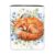 Animal Fox Book Sleeve with Zipper Front Pocket for Hardcover