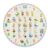 Animal Wall Clock, Playful Fanciful Alphabet Shapes None Multicolor Quiet Wall Clock for Kitchen Dining Room Apartment Dorm Room Decor 11.6×11.6 Inches