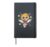 Anime Angel Chibi Girl With Wings Kawaii Manga Character Hardcover Journal, Black