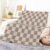 ANIOXCK Throw Blanket for Couch, 300GSM Warm Soft Cozy Flannel Blanket, Cute Blanket for All Seasons Bedroom Home Decor Gifts, Brown Cute Checkerboard 50×60 Inches