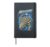 Ankylosaurus Retro Rock Dinosaur Paleontology Fossil Hunter Hardcover Journal, Black