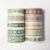 Anlawu100 Washi Tape Set 10 Rolls Plaid Decorative Masking Tapes Green Leaf