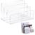 ANNASAMDO, 3 Compartments Clear Acrylic Mail Holder for Bills Documents