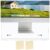 ANNASAMDO, Acrylic Monitor Memo Board Holder with 2 Pack Sticky Notes
