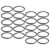 Anneome 192pcs Black Polyester Refill Loops for Potholder Loom, Elastic Stretch Bands Smooth Texture and Stable Rebound, for Pot Holder Projects and DIY Crafting