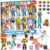 Annexfun 20 Pcs Magnetic Action Figures Playset, Magnetic Building Block City Toys with Magnetic Cubes, 360° Rotating Arms and Legs, Creative Play Set for Kids 6+, Birthday Gifts for Boys Girls