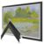 Anodized Black Scoop 75″ Deco TV Frame for Samsung The Frame/Pro TVs