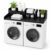 AnSafity Washer and Dryer Countertop with Power Outlet & Storage Drawer, 27-Inch Laundry Tabletop Over Washing Machine, Clothes Folding & Ironing Station, Laundry Room Organizer with Non-Slip Pads