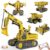 Ansnibe Robot Building Kit with Remote Control STEM Gift for Boys Age 6-14 | Birthday Gift for Boys Girls Ages 6-14 | 555PCS 5-in-1 Robot | APP + Remote | Engineering kit | Rechargeable |Educational